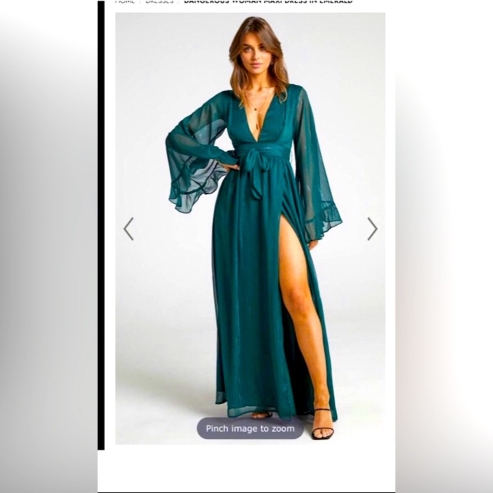 Long dress perfect for special occasion